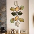 Decoratiune de perete, Casado-5, Metal, Dimensiuni: 117 x 2 x 57 cm, Multicolor