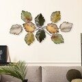 Decoratiune de perete, Casado-5, Metal, Dimensiuni: 117 x 2 x 57 cm, Multicolor