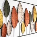 Decoratiune de perete, Bilgen -4, Metal, Grosime: 0,6 mm, Multicolor