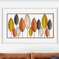 Decoratiune de perete, Bilgen -5, Metal, Grosime: 0,6 mm, Multicolor