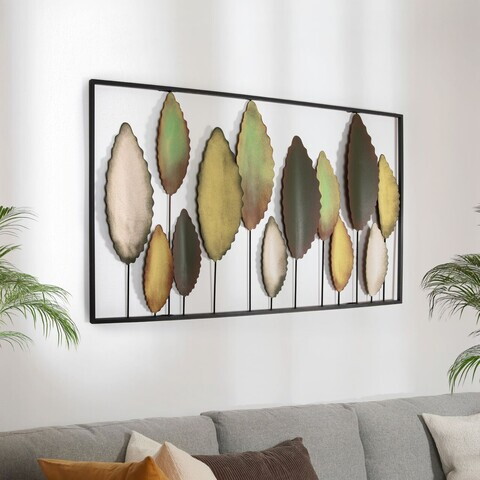 Decoratiune de perete, Bilgen -6, Metal, Grosime: 0,6 mm, Multicolor