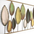 Decoratiune de perete, Bilgen -7, Metal, Grosime: 0,6 mm, Multicolor