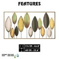 Decoratiune de perete, Bilgen -7, Metal, Grosime: 0,6 mm, Multicolor