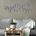 Decoratiune de perete, Sahika 2, Metal, Dimensiuni: 112 x 11 x 50 cm, Multicolor
