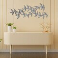 Decoratiune de perete, Sahika 2, Metal, Dimensiuni: 112 x 11 x 50 cm, Multicolor