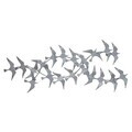 Decoratiune de perete, Sahika 2, Metal, Dimensiuni: 112 x 11 x 50 cm, Multicolor