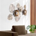 Decoratiune de perete, Sueno, Metal, Dimensiuni: 80 x 6 x 55 cm, Multicolor
