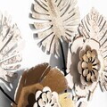 Decoratiune de perete, Sueno, Metal, Dimensiuni: 80 x 6 x 55 cm, Multicolor