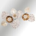 Decoratiune de perete, Sueno, Metal, Dimensiuni: 80 x 6 x 55 cm, Multicolor