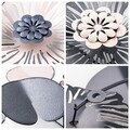 Decoratiune de perete, Belleza, Metal, Dimensiuni: 111 x 9 x 47 cm, Multicolor