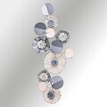 Decoratiune de perete, Belleza, Metal, Dimensiuni: 111 x 9 x 47 cm, Multicolor