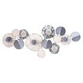 Decoratiune de perete, Belleza, Metal, Dimensiuni: 111 x 9 x 47 cm, Multicolor
