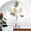 Decoratiune de perete, Nino, Metal, Dimensiuni: 75 x 2 x 110 cm, Multicolor