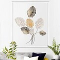 Decoratiune de perete, Nino, Metal, Dimensiuni: 75 x 2 x 110 cm, Multicolor