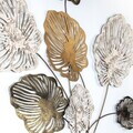 Decoratiune de perete, Nino, Metal, Dimensiuni: 75 x 2 x 110 cm, Multicolor