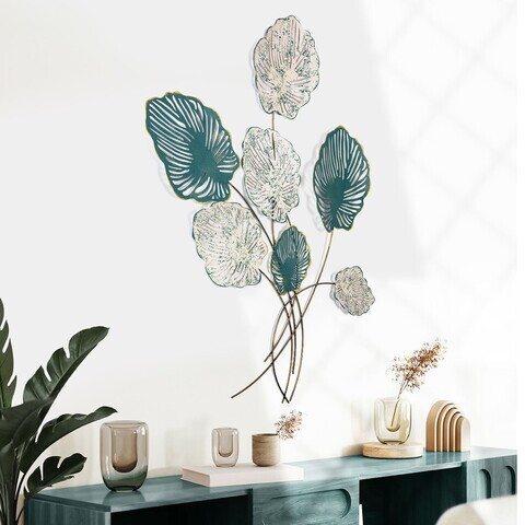 Decoratiune de perete, Nino, Metal, Dimensiuni: 75 x 2 x 110 cm, Multicolor