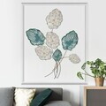 Decoratiune de perete, Nino, Metal, Dimensiuni: 75 x 2 x 110 cm, Multicolor
