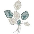 Decoratiune de perete, Nino, Metal, Dimensiuni: 75 x 2 x 110 cm, Multicolor
