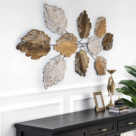 Decoratiune de perete, Casado, Metal, Dimensiuni: 117 x 2 x 57 cm, Multicolor