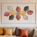 Decoratiune de perete, Casado, Metal, Dimensiuni: 117 x 2 x 57 cm, Multicolor