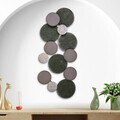 Decoratiune de perete, Wise, Metal, Dimensiuni: 100 x 8 x 50 cm, Multicolor