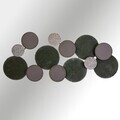 Decoratiune de perete, Wise, Metal, Dimensiuni: 100 x 8 x 50 cm, Multicolor