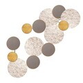 Decoratiune de perete, Wise, Metal, Dimensiuni: 100 x 8 x 50 cm, Multicolor