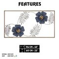 Decoratiune de perete, Cipor, Metal, Grosime: 0,6 mm, Multicolor