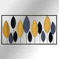 Decoratiune de perete, Bilgen, Metal, Grosime: 0,6 mm, Multicolor