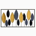 Decoratiune de perete, Bilgen, Metal, Grosime: 0,6 mm, Multicolor