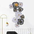 Decoratiune de perete, Bilge, Metal, Dimensiuni: 105 x 10 x 60 cm, Multicolor