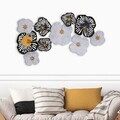 Decoratiune de perete, Bilge, Metal, Dimensiuni: 105 x 10 x 60 cm, Multicolor