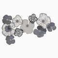 Decoratiune de perete, Bilge, Metal, Dimensiuni: 105 x 10 x 60 cm, Multicolor
