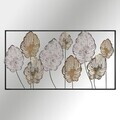 Decoratiune de perete, Melo, Metal, Grosime: 0,6 mm, Multicolor