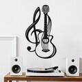 Decoratiune de perete, Passione, Metal, Grosime: 1,2 mm, Negru