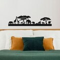 Decoratiune de perete, Bosco, Metal, Grosime: 1,2 mm, Negru