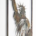 Decoratiune de perete, Statue of Liberty, Metal, Grosime: Tablă metalică 1,2 mm, Vintage