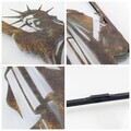 Decoratiune de perete, Statue of Liberty, Metal, Grosime: Tablă metalică 1,2 mm, Vintage