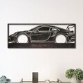 Decoratiune de perete, Street Legend, Metal, Grosime: Tablă metalică 1,2 mm, Vintage