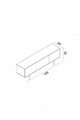 Comoda TV, Hanah Home, Capella 120, 120x50x29 cm, MDF, Verde menta