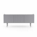 Comoda TV, Hanah Home, Capella 120, 120x50x29 cm, MDF, Gri deschis