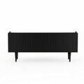 Comoda TV, Hanah Home, Capella 120, 120x50x29 cm, MDF, Negru