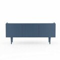 Comoda TV, Hanah Home, Capella 120, 120x50x29 cm, MDF, Albastru