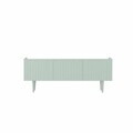 Comoda TV, Hanah Home, Capella 140, 140x50x29 cm, MDF LAMINAT, Verde menta