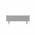 Comoda TV, Hanah Home, Capella 140, 140x50x29 cm, MDF, Gri deschis