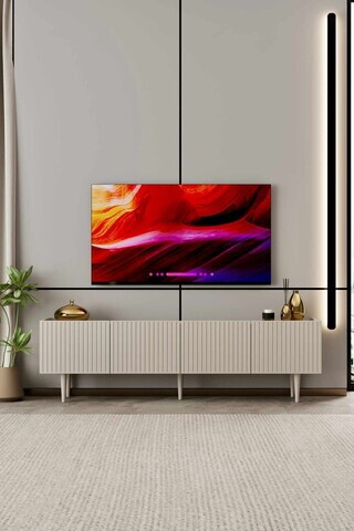 Comoda TV, Hanah Home, Capella 180, 180x50x29 cm, MDF, Gresie