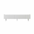 Comoda TV, Hanah Home, Capella 200, 200x50x29 cm, MDF, Alb