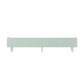 Comoda TV, Hanah Home, Capella 240, 240x50x29 cm, MDF, Verde menta