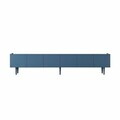 Comoda TV, Hanah Home, Capella 240, 240x50x29 cm, MDF, Albastru