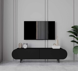 140x49x30 cm, Negru